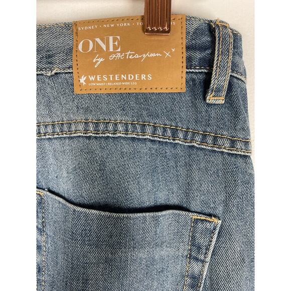 One x OneTeaspoon Womens Westenders Low Waisted Wide Leg Jeans NWOT Size 26 - Picture 6 of 8
